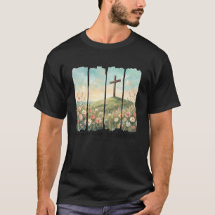 Easter He's Not Here He Has Risen Matthew 286 Bibl T-Shirt