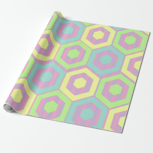 Easter Hexagons Wrapping Paper