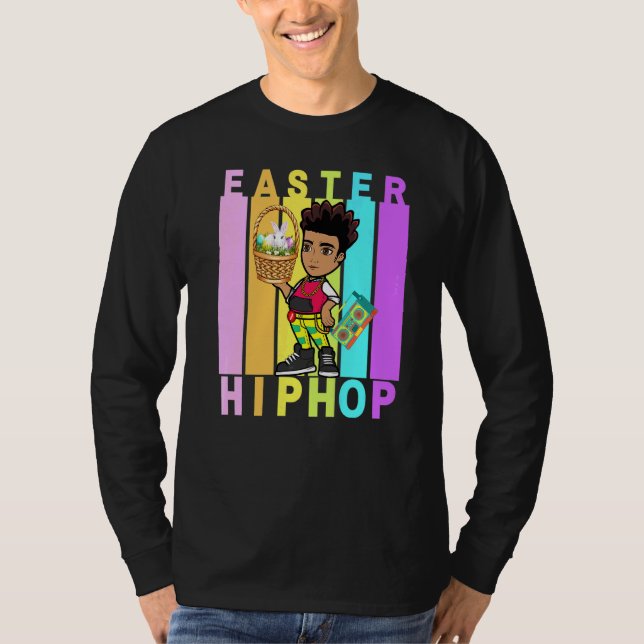 Easter Hip Hop Dance Love Dab Holiday Funny Kids B T-Shirt (Front)