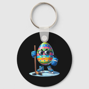 Easter Hockey Lovers Eggs Egg Bunny Rabbits Men Wo Key Ring