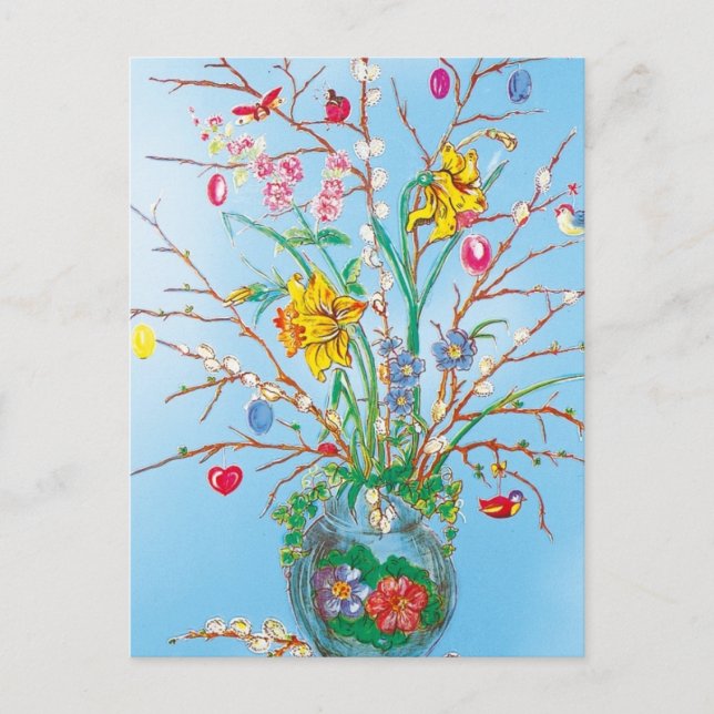 Easter - holiday postcard (Front)