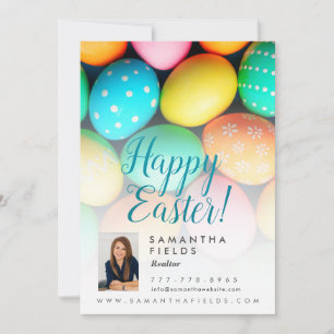 Easter Holidays Realtor Greeting Postcard