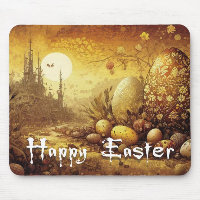 Easter hope in an apocalyptic world mouse pad (Front)