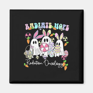 Easter Hope Radiation Oncology X-ray Rad Cute Ghos Magnet