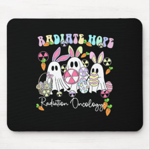 Easter Hope Radiation Oncology X-ray Rad Cute Ghos Mouse Pad