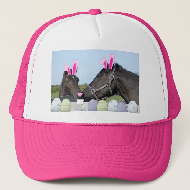 Easter Horse and Pony Trucker Hat (Front)