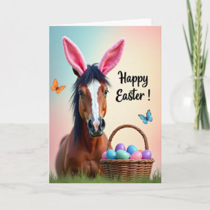 Easter Horse Springtime Fun Card