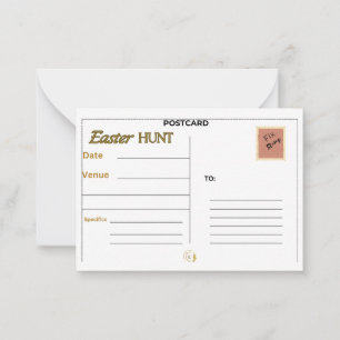 Easter Hunt/Party Invite Card 01