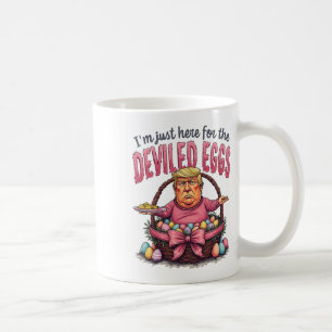Easter I'm Just Here For The Deviled Eggs Funny Do Coffee Mug