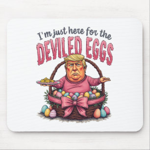 Easter I'm Just Here For The Deviled Eggs Funny Do Mouse Pad