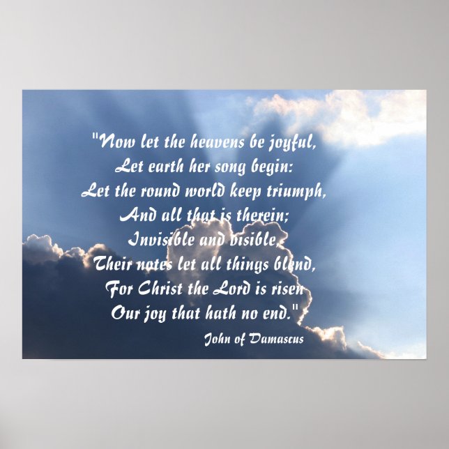 Easter inspirational poster (Front)