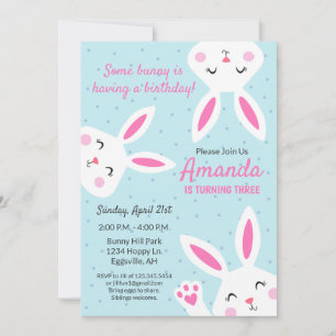 Easter Invitation Birthday Party Celebration