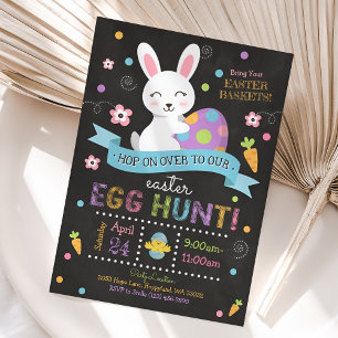 Easter Invitation, Easter Egg Hunt Party Invitation