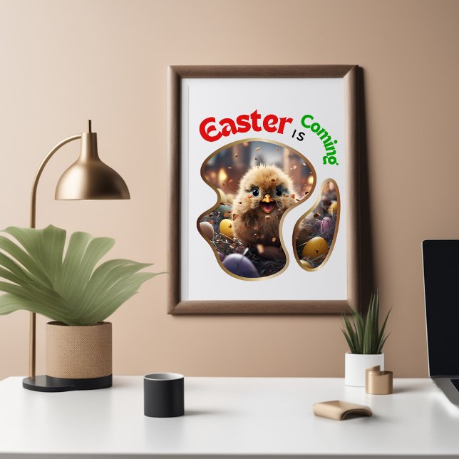 Easter is Coming - Cute Eggs Poster (Creator Uploaded)