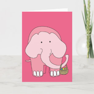 Easter is for Elephants Too! Holiday Card