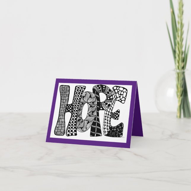 Easter is Hope Folded Easter Greeting Card (Front)