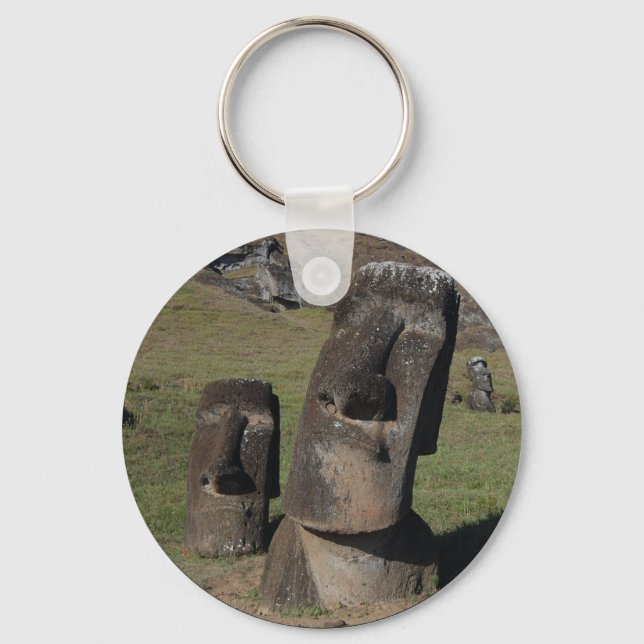 Easter Island Heads Key Ring (Front)