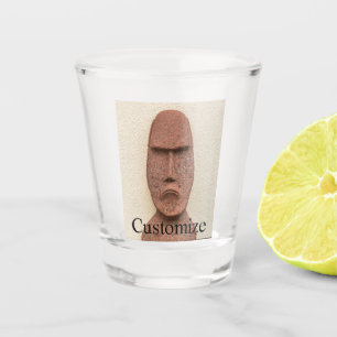 Easter Island Moai Head Thunder_Cove Shot Glass