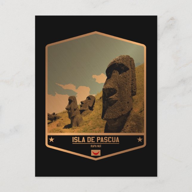 Easter Island Postcard (Front)