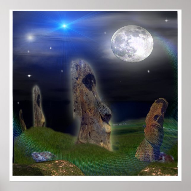 Easter island poster (Front)