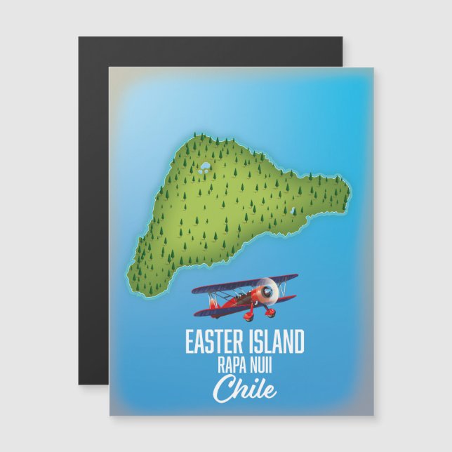 Easter Island Rapa Nuii map (Front/Back)