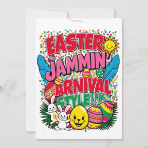 Easter Jammin' Carnival Style Card