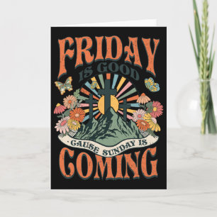 Easter Jesus Christian Friday Is Good Cause Sunday Card