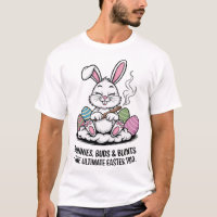 Easter Joke Humourous Bunnies Buds Blunts Trio 