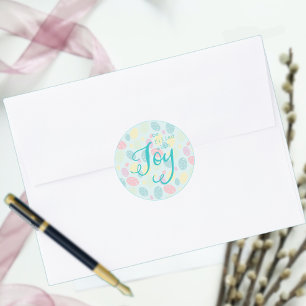 Easter Joy  Classic Round Sticker