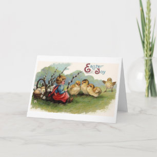 Easter Joy!  Vintage Easter Greeting Card