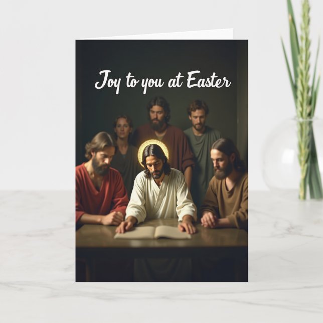 Easter Joyful Gathering Card (Front)