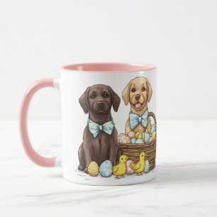 Easter Labrador Retriever Dogs Mug