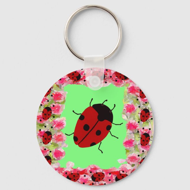 Easter Ladybug Key Ring (Front)