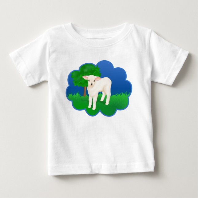 Easter Lamb Baby T-Shirt (Front)