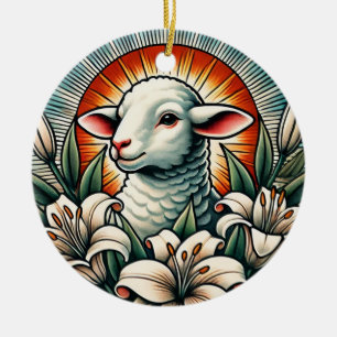 Easter Lamb                                        Ceramic Tree Decoration