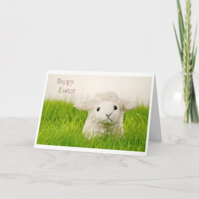 Easter Lamb Holiday Card (Front)