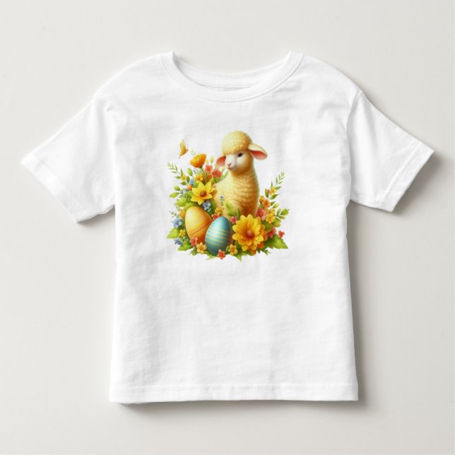 Easter Lamb  Toddler T-Shirt (Front)