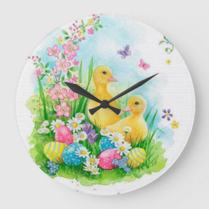 Easter Large Clock