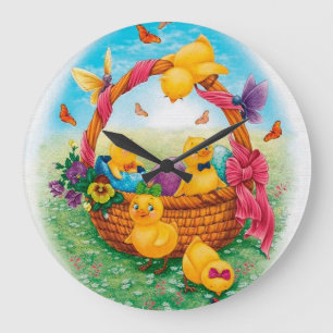 Easter Large Clock