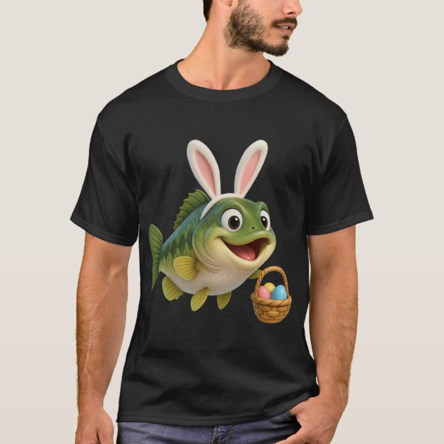 Easter Largemouth Bass T-Shirt (Front)