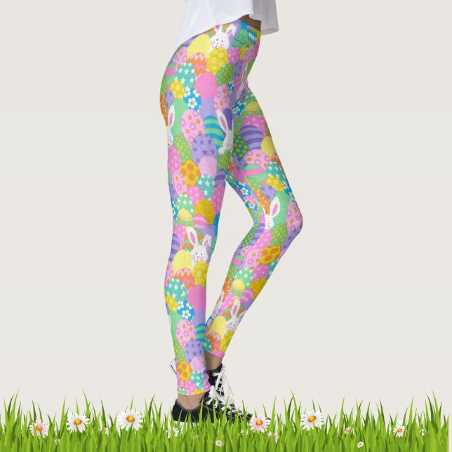 EASTER Leggings Bunny Egg Yoga Pants Women's Girls (Creator Uploaded)