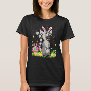 Easter Lemur Bunny Egg Hunting Lemur Easter Sunday T-Shirt