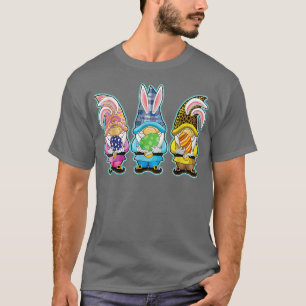 Easter Leopard Gnomes Bunny Cute Hoppy Egg T-Shirt