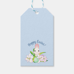 Easter Lilies & Sweet Bunnies Gift Tags