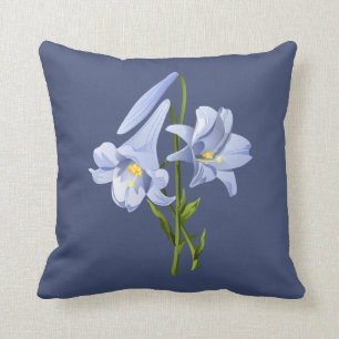 Easter Lily Bouquet Cushion