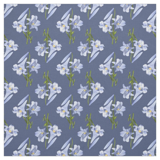 Easter Lily Bouquet Fabric (Swatch)