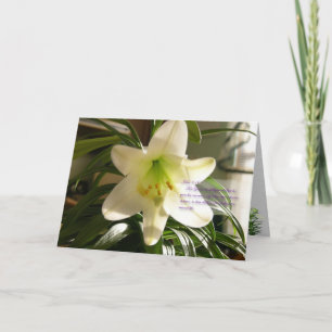Easter Lily Card