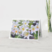Easter lily [Greeting Card] カード