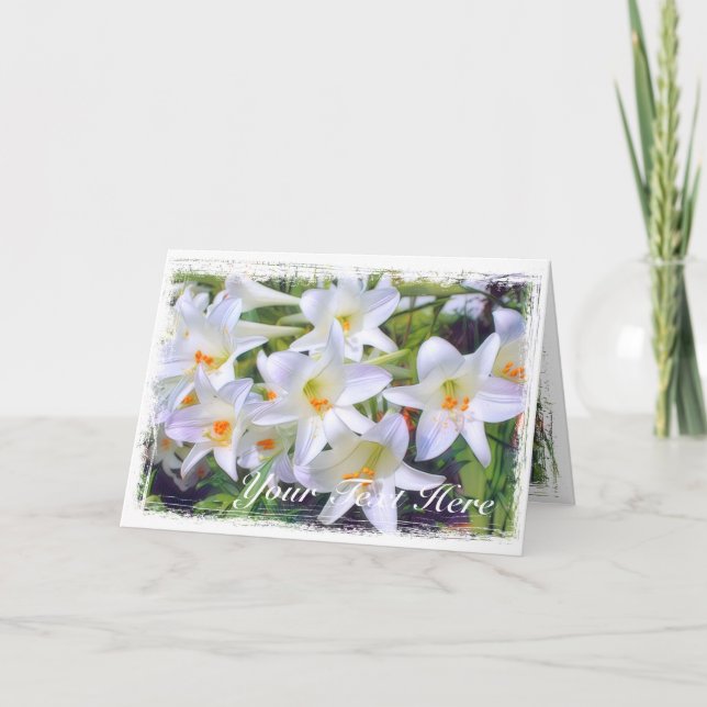 Easter lily [Greeting Card] カード Card (Front)