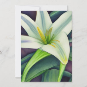 Easter Lily Holiday Card